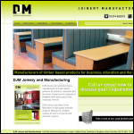 Screen shot of the Datone Joinery website.