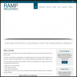 Screen shot of the Ramp Industries Ltd website.