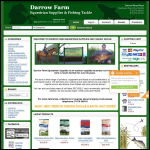 Screen shot of the Darrow Farm Equestrain Supplies website.