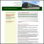 Screen shot of the Ajw Property Services website.