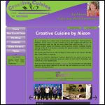 Screen shot of the Creative Cuisine by Alison website.