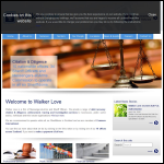 Screen shot of the George Walker & Co. website.