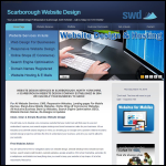 Screen shot of the Scarborough Website Design website.