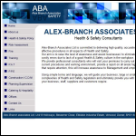 Screen shot of the Alex-branch Associates Ltd website.