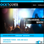 Screen shot of the Ocktcom Ltd website.