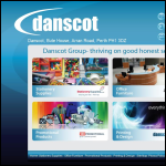 Screen shot of the Danscot Print Ltd website.