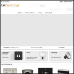 Screen shot of the C & M Electrical Contractors & Maintenance Ltd website.
