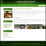 Screen shot of the Anglesey Wood Products website.