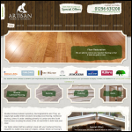 Screen shot of the Artisan Timber & Flooring Ltd website.