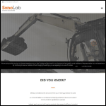 Screen shot of the Sonolab Ltd website.