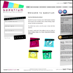 Screen shot of the Spectrum Marketing Recruitment website.