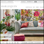 Screen shot of the Harlequin Fabrics & Wallcoverings Ltd website.