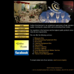 Screen shot of the Golden Entertainment website.