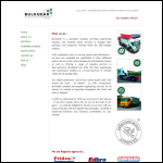 Screen shot of the Bulkgear Engineering website.