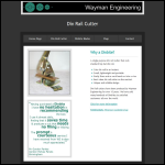 Screen shot of the Wayman Engineering website.