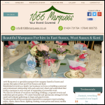 Screen shot of the 1066 Marquees website.