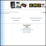 Screen shot of the G M D Catering & Business Machines website.