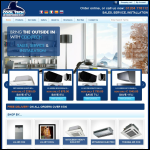 Screen shot of the Cool Tech Air Conditioning UK Ltd website.