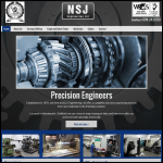 Screen shot of the Nsj Engineering website.