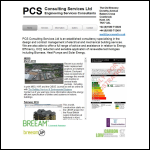Screen shot of the P C S Consulting Services Ltd website.