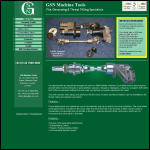 Screen shot of the Gsn Machine Tools website.