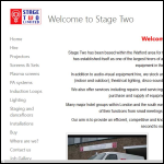Screen shot of the Stage Two Ltd website.