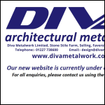 Screen shot of the Diva Metalwork Ltd website.