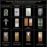 Screen shot of the Steven Amin Glaziers & Stained Glass Studio website.