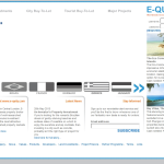 Screen shot of the E-quity.com website.