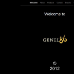 Screen shot of the Genel 86 Ltd website.