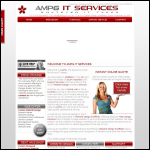Screen shot of the AMPG IT Services Ltd website.