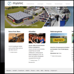 Screen shot of the Myonic Ltd website.