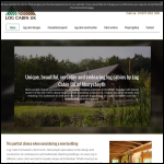 Screen shot of the Log Cabin Uk Ltd website.