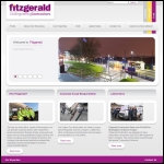 Screen shot of the Fitzgerald Contractors Ltd website.