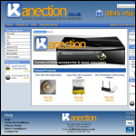 Screen shot of the Kanection website.