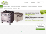 Screen shot of the Olive Branch Catering Equipment Ltd website.
