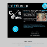 Screen shot of the Mirrorkool Ltd website.