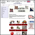Screen shot of the Ashcroft Fabrics Ltd website.