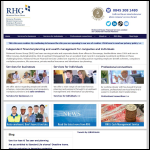 Screen shot of the Richmond House Wealth Management Ltd website.