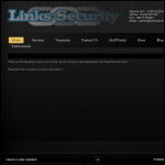 Screen shot of the Links Security Ltd website.