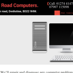 Screen shot of the Main Road Computers website.