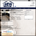 Screen shot of the MTW Joinery website.