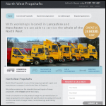 Screen shot of the North West Propshafts website.