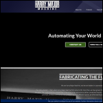 Screen shot of the Harry Major Machine UK Ltd website.