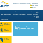 Screen shot of the Allerton Construction Ltd website.