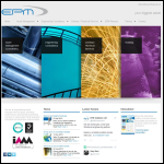 Screen shot of the Epm Solutions Ltd website.