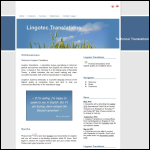 Screen shot of the Lingotec Translations website.