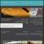 Screen shot of the Crompton Mouldings Ltd website.