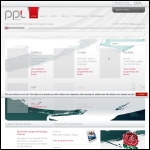 Screen shot of the PPL Group website.