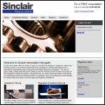 Screen shot of the Sinclair Associates UK LLP website.